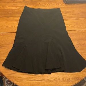 Black Mid-length Fishtail Mermaid Skirt